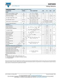 SISF20DN-T1-GE3 Datasheet Page 2