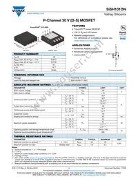 SISH101DN-T1-GE3 Datasheet Cover