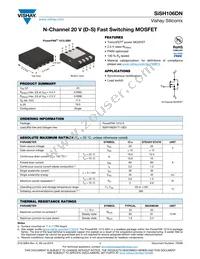 SISH106DN-T1-GE3 Datasheet Cover