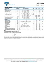 SISH116DN-T1-GE3 Datasheet Page 2