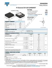 SISH625DN-T1-GE3 Datasheet Cover