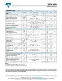 SISHA10DN-T1-GE3 Datasheet Page 2