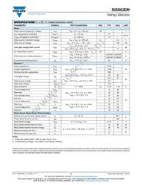 SISS02DN-T1-GE3 Datasheet Page 2