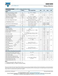 SISS10DN-T1-GE3 Datasheet Page 2