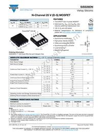 SISS28DN-T1-GE3 Datasheet Cover