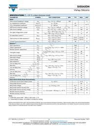 SISS42DN-T1-GE3 Datasheet Page 2