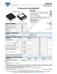 SISS61DN-T1-GE3 Datasheet Cover