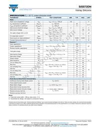 SISS72DN-T1-GE3 Datasheet Page 2