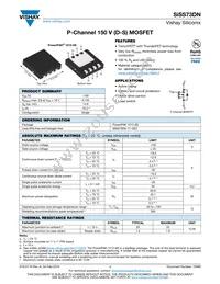 SISS73DN-T1-GE3 Datasheet Cover