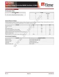 SIT3701AC-42-25F-89.088000X Datasheet Page 2