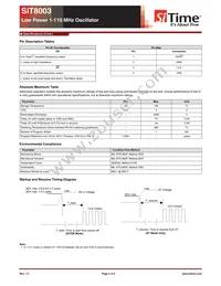 SIT8003AC-81-33E-25.00000X Datasheet Page 2