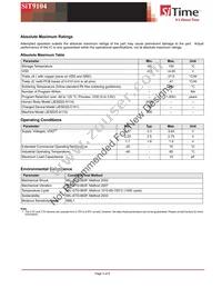 SIT9104AI-3015Y Datasheet Page 3