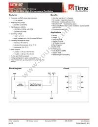 SIT9107AI-283N33E300.0000 Datasheet Cover