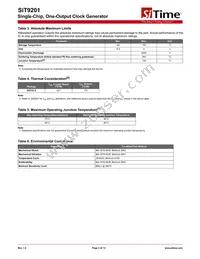 SIT9201AC-S3-18E-50.000000G Datasheet Page 3