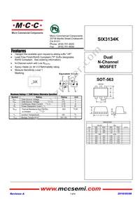 SIX3134K-TP Datasheet Cover