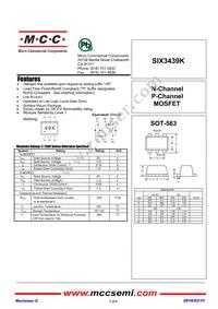 SIX3439K-TP Datasheet Cover