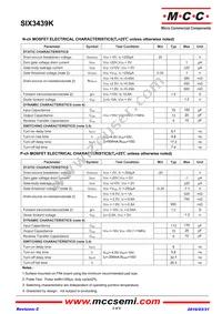 SIX3439K-TP Datasheet Page 2