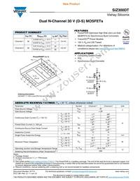 SIZ300DT-T1-GE3 Datasheet Cover