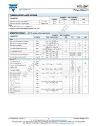 SIZ322DT-T1-GE3 Datasheet Page 2