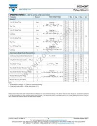 SIZ340DT-T1-GE3 Datasheet Page 3