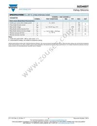 SIZ348DT-T1-GE3 Datasheet Page 3