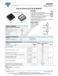 SIZ350DT-T1-GE3 Datasheet Cover