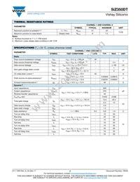 SIZ350DT-T1-GE3 Datasheet Page 2