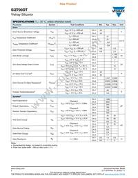 SIZ700DT-T1-GE3 Datasheet Page 2