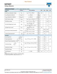 SIZ702DT-T1-GE3 Datasheet Page 2