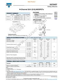 SIZ704DT-T1-GE3 Datasheet Cover