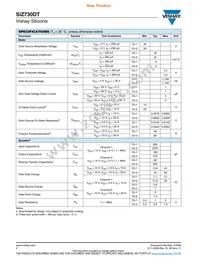 SIZ730DT-T1-GE3 Datasheet Page 2