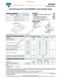 SIZ790DT-T1-GE3 Datasheet Cover