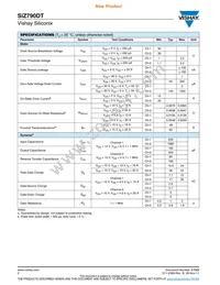 SIZ790DT-T1-GE3 Datasheet Page 2