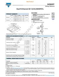 SIZ902DT-T1-GE3 Datasheet Cover