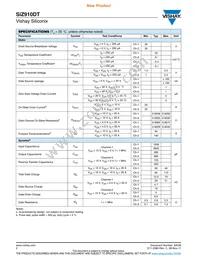 SIZ910DT-T1-GE3 Datasheet Page 2