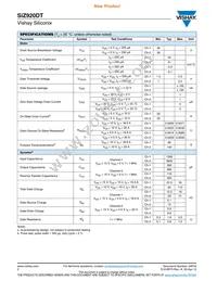 SIZ920DT-T1-GE3 Datasheet Page 2