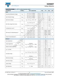 SIZ988DT-T1-GE3 Datasheet Page 2