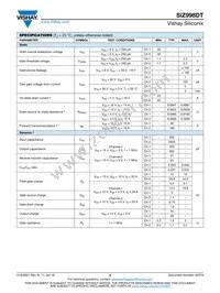 SIZ998DT-T1-GE3 Datasheet Page 2