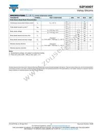 SIZF300DT-T1-GE3 Datasheet Page 3