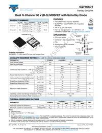 SIZF906DT-T1-GE3 Datasheet Cover