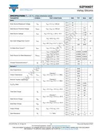 SIZF906DT-T1-GE3 Datasheet Page 2