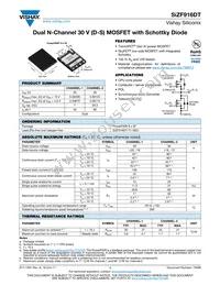 SIZF916DT-T1-GE3 Datasheet Cover