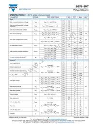 SIZF918DT-T1-GE3 Datasheet Page 2