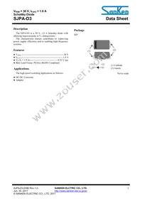 SJPA-D3 Datasheet Cover