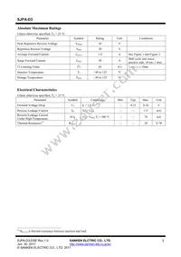 SJPA-D3 Datasheet Page 2