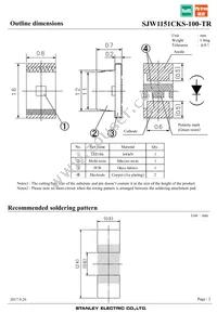 SJW1151CKS-100-TR Datasheet Page 2