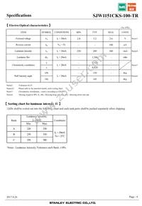 SJW1151CKS-100-TR Datasheet Page 4