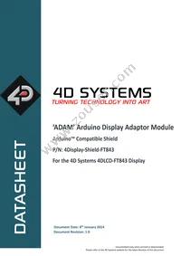 SK-FT843-ADAM-W Datasheet Cover