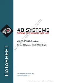SK-FT843-W Datasheet Cover