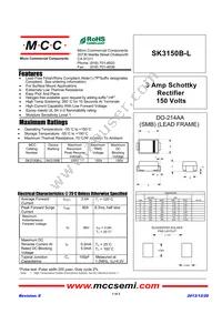 SK3150B-LTP Datasheet Cover